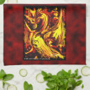 Zoek naar draken keuken handdoeken Rood