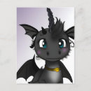 Recherche de licorne de bébé cartes postales Magique