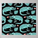 Recherche de crocodile drôle posters Motif
