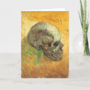 Recherche de crâne humain vœux cartes Van gogh