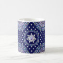 Recherche de motif noël tasses Bleu