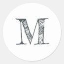 Recherche de lettre autocollants Monogramme