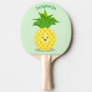 Recherche de ananas raquettes ping pong Illustration