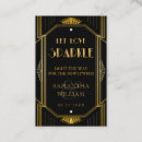 Recherche de les années 1920 cartes visite Élégant