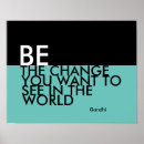 Recherche de soyez le changement posters Gandhi