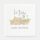 Recherche de lapin serviettes Vaisselle baby shower