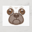 Recherche de visage de carlin cartes postales Animal