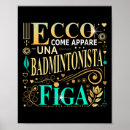 Recherche de humour de tennis posters Conception de badminton