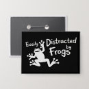 Recherche de grenouille badges Grenouille de dessin animé
