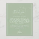 Recherche de green remerciements cartes Élégant