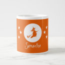 Recherche de silhouette sorcière tasses Lune