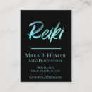 Recherche de praticien reiki cartes visite Guérisseur d'énergie