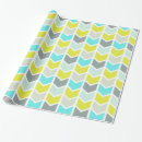 Recherche de chevron jaune papier cadeau Moderne