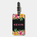 Recherche de fleurs de bouquet bagages étiquettes Moderne