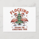 Recherche de flamant de noël cartes postales Drôle