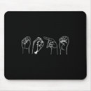 Zoek naar sign language muismatten Taal