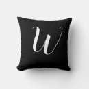Recherche de w initial coussins Monogramme