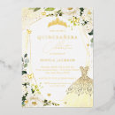 Recherche de papier floral invitations Quinceanera