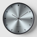 Recherche de argent métallique horloges Metallique