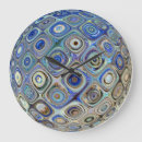 Zoek naar illusie klokken Blauw