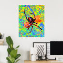 Recherche de araignée veuve noire posters Rouge