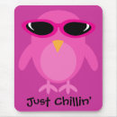 Recherche de hibou rose tapis souris Hiboux