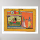 Recherche de radha krishna posters Pahari