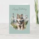 Recherche de canis vœux cartes Loup
