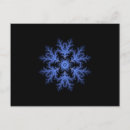 Recherche de flocons cartes postales Bleu