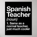 Recherche de professeur espagnol posters Retour à l'école