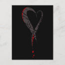 Recherche de le coeur brisé cartes postales Gothique