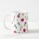 Recherche de motif végétal tasses Illustration