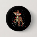 Recherche de renne rouge de nez badges Hiver