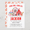 Recherche de carnival invitations Cirque