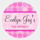Recherche de polkadots autocollants Anniversaire