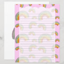 Zoek naar regenboog briefpapier Schattig