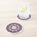 Recherche de fleur dessous de verres Monogramme