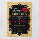 Recherche de noir rouge et or invitations Pour elle