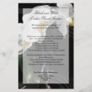 Recherche de programme de mariage prospectus Floral