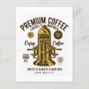 Recherche de café vintage cartes postales Espresso