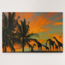 Zoek naar giraf puzzels Dieren