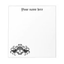 Zoek naar schedel notitieblokken Zwart