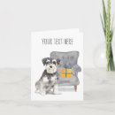 Recherche de schnauzer vœux cartes Mignon