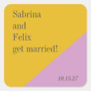 Recherche de pourpre mariage autocollants Simple