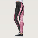 Zoek naar roze en zwart leggings Abstract