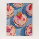 Recherche de fraise puzzles Gâteau