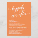 Zoek naar orange wedding uitnodigingen Typografie
