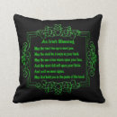 Recherche de bénédiction irlandaise coussins Shamrock
