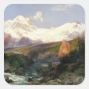 Recherche de peinture de montagne autocollants Forêt