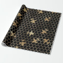 Recherche de peigne de miel papier cadeau Jaune